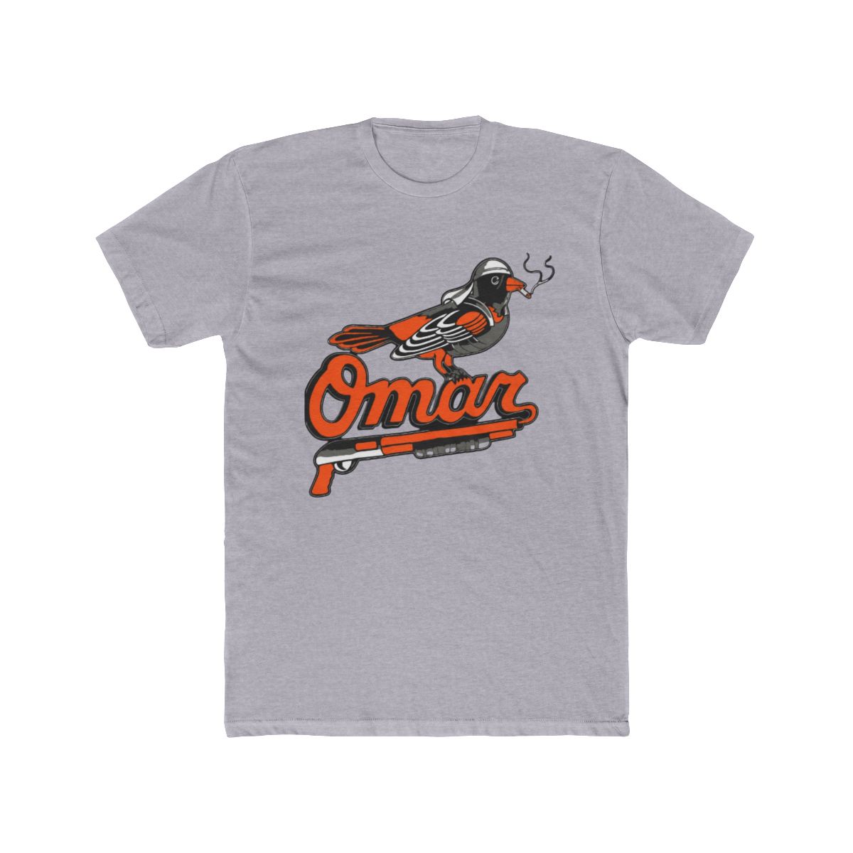 Omar The Wire Baltimore Oriole Classic T Shirt - alternate angle 5, merchandise