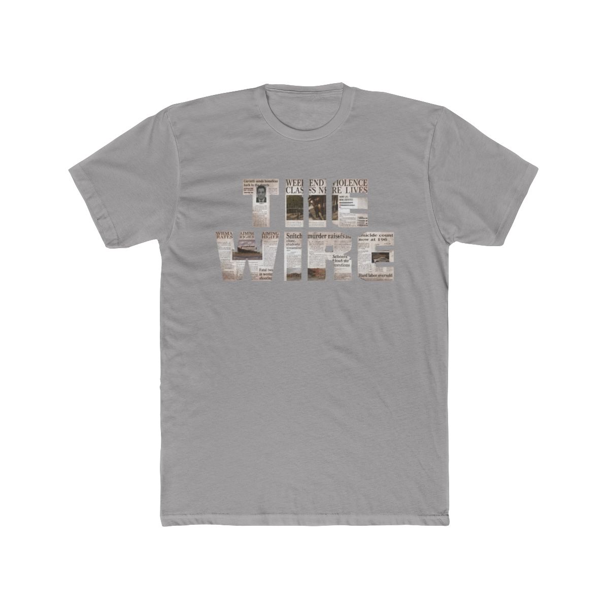 The Wire Logo Comfort Colors T Shirt - Official T-Shirts merchandise